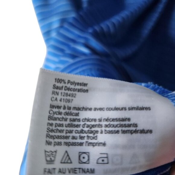 Greg Norman ML75 Microlux Mens Large Blue with Stripes - Picture 4 of 6